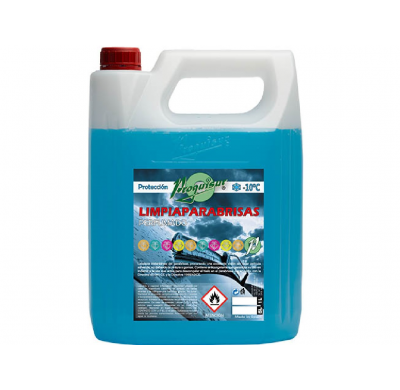 Lavaparabrisas 10% Nivel De Congelación (Garrafa 5 Litros)