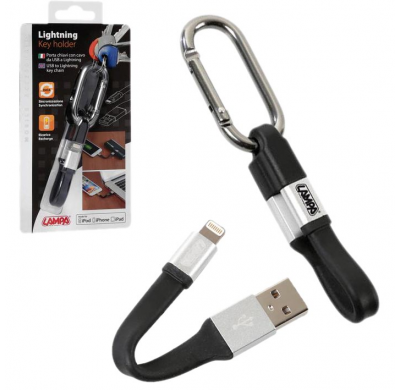 Llavero Usb Y Apple Lightning Cable 10 Cm