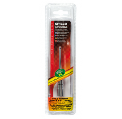 Antena Aluminio Altura 10 Cm Acople 5 Ó 6 Mm ø