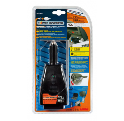 Transformador 175w 12v Dc a  220v Ac+ Usb