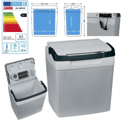 Nevera 25 Litros A++ 12/24v 48w 230v 58w