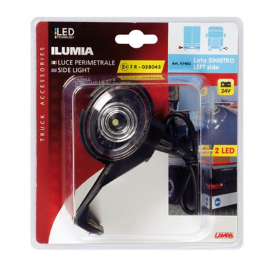 Piloto Perimetral Led 24v  Izquierda Montaje En L