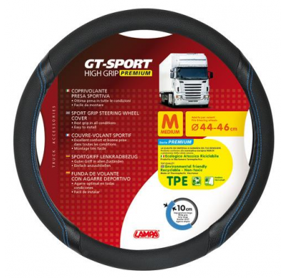 Funda Volante Gt-Sport Negro Azul 44-46 Cm