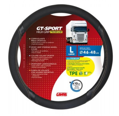 Funda Volante Gt-Sport Negro Beige 46-48 Cm