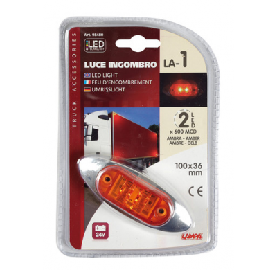 Luz Galibo 2 Led 24v Ambar