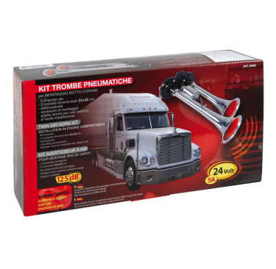 Bocina Neumatica De Camion 125 Db Kit Dos Trompetas