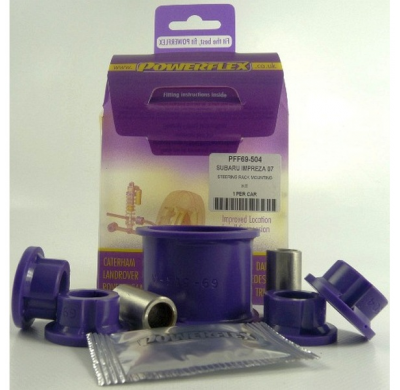 Powerflex Silentblock Steering Rack Mounting Kit SUBARU Impreza including WRX & STi, (GH 10/07-12/10, GR 02/08-12/10)