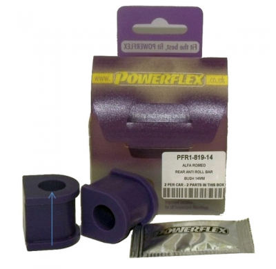Powerflex Silentblock Rear barra estabilizadora 14mm ALFA ROMEO 147 (00-10), 156 (97-07), GT (03-10)