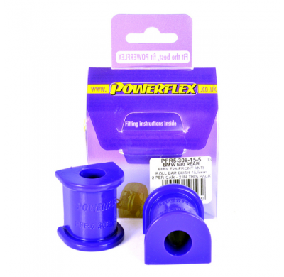 Powerflex Silentblock Rear Roll Bar Mounting Bush 15.5mm BMW E28 5 Series (1982 - 1988), E24 6 Series (1982 - 1989)