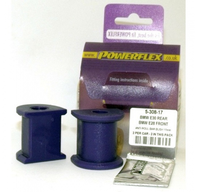 Powerflex Silentblock Rear Anti Roll Bar Mounting Bush 17mm BMW E28 5 Series (1982 - 1988), E24 6 Series (1982 - 1989)