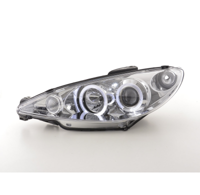 Faros Peugeot 206 Typ S16 99- Bj. 02-05 Chrom