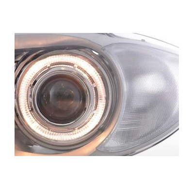 Faros Angel Eyes Bmw 1er Typ E87 Bj. 04- Chrom