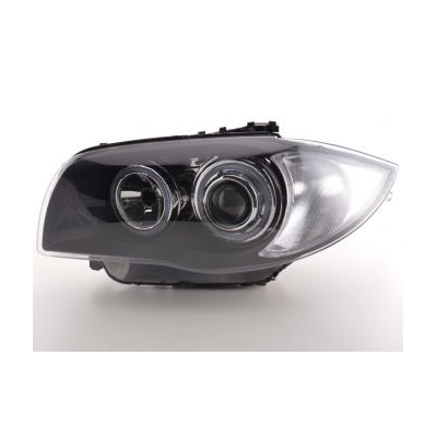 Faros Angel Eyes Bmw 1er Typ E87 Bj. 04- Negro