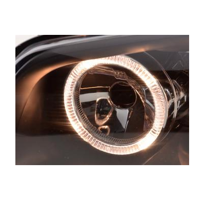 Faros Angel Eyes Bmw 1er Typ E87 Bj. 04- Negro