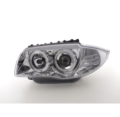 Faros Angel Eyes Bmw 1er E87/E81 04-07 Cromado