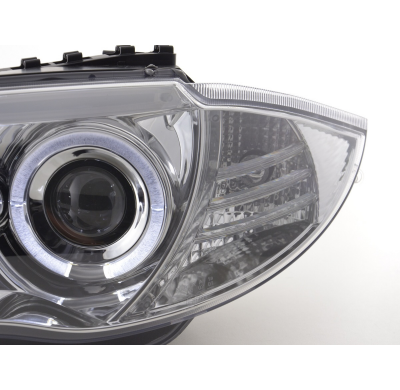 Faros Angel Eyes Bmw 1er E87/E81 04-07 Cromado
