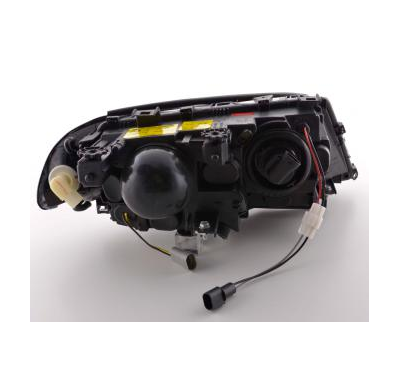 Faros Angel Eyes Bmw 3er Coupe Typ E46 Bj. 98-01 Negro