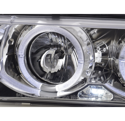 Faros Angel Eyes Bmw 3er E36 Coupe 92-98 Cromado