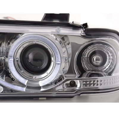 Faros Angel Eyes Bmw 3er E36 Coupe 92-98 Cromado