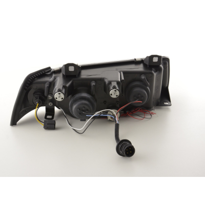 Faros Angel Eyes Bmw 3er E36 Saloon 92-98 Negro