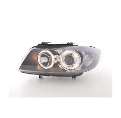 Faros Angel Eyes Bmw 3er Sedan Typ E90 Bj. 05-08 Negro