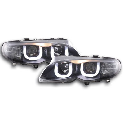 Faros Luz Diurna Bmw 3er E46 Saloon 02-05 Negro