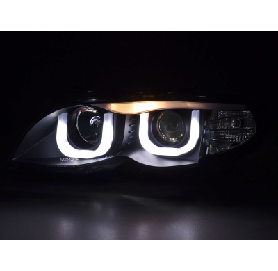 Faros Luz Diurna Bmw 3er E46 Saloon 02-05 Negro