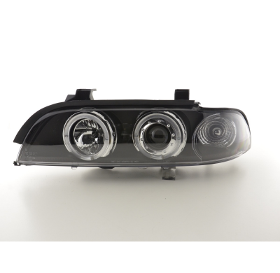 Faros Angel Eyes Bmw 5er E39 95-00 Negro