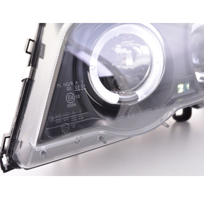 Faros Angel Eyes Bmw 3er E46 Saloon 98-01 Negro