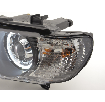 Faros Angel Eyes Ledpara Xenon De Serie Bmw X5 E53 00-03 Negro