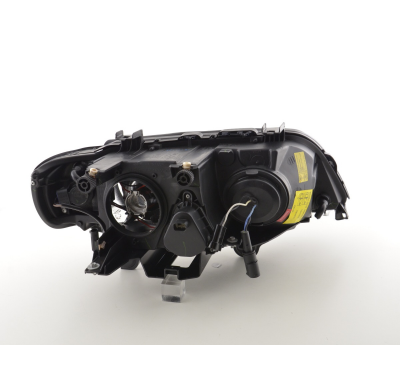 Faros Angel Eyes Ledpara Xenon De Serie Bmw X5 E53 00-03 Negro