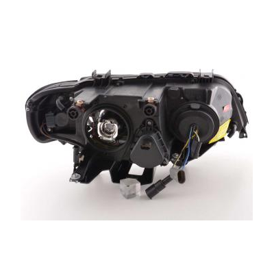 Faros Angel Eyes Bmw X5 Typ E53 Bj. 00-03 Negro