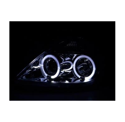 Faros Angel Eyes Ford Ka Typ Rbt Bj. 96-08 Chrom