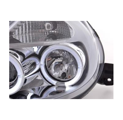 Faros Angel Eyes Ford Ka Typ Rbt Bj. 96-08 Chrom