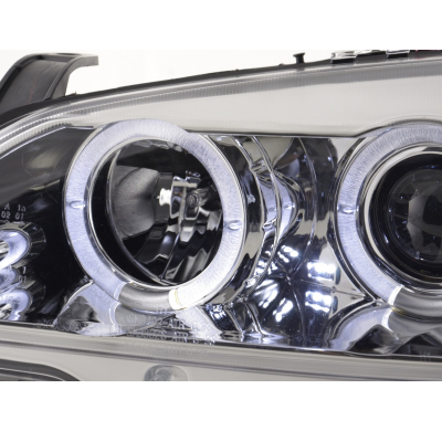 Faros Angel Eyes Opel Astra G 98-03 Cromado