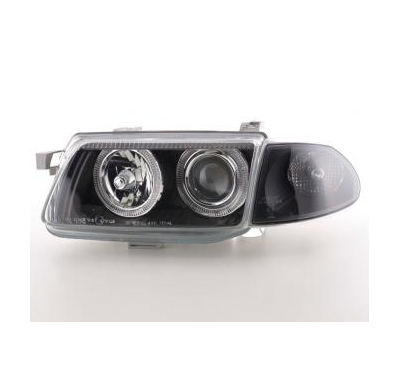 Faros Angel Eyes Opel Astra F Bj. 94-97 Negro