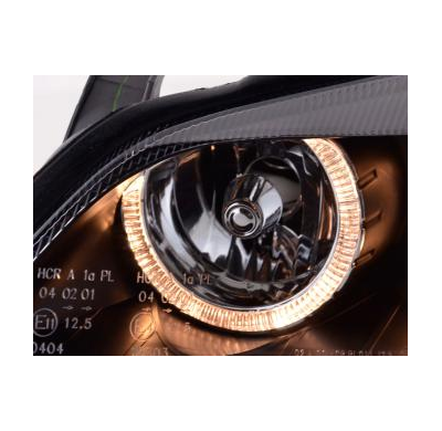 Faros Angel Eyes Opel Astra G Bj. 98-03 Negro