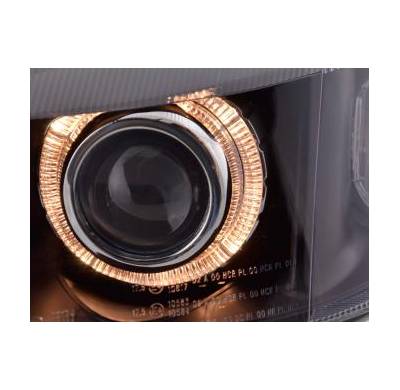 Faros Angel Eyes Opel Astra G Bj. 98-03 Negro