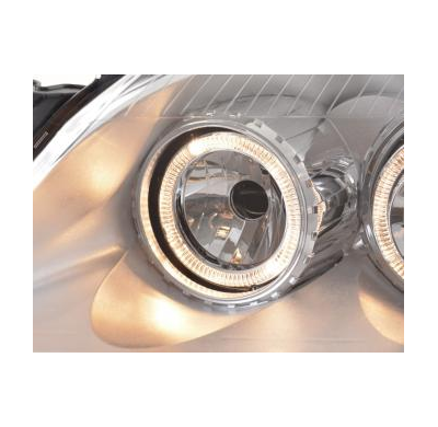 Faros Angel Eyes Opel Astra H Bj. 04-10 Chrom