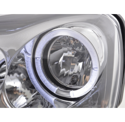 Faros Angel Eyes Opel Corsa C 01-06 Cromado