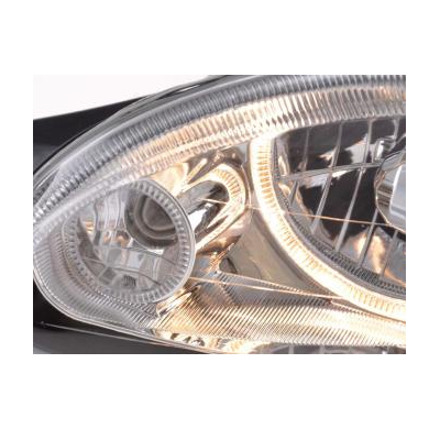 Faros Angel Eyes Opel Corsa B Bj. 93-00 Chrom