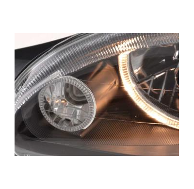Faros Angel Eyes Opel Corsa B Bj. 93-00 Negro