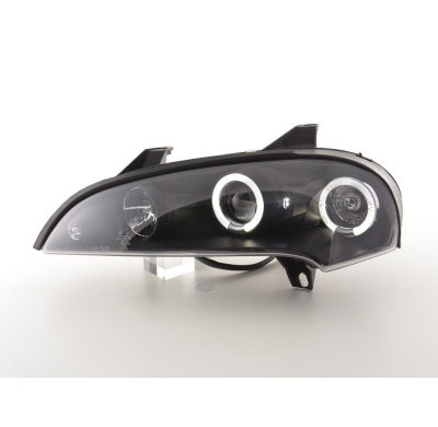 Faros Angel Eyes Opel Tigra 95-03 Negro