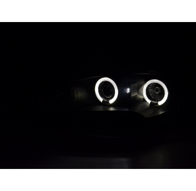 Faros Angel Eyes Opel Tigra 95-03 Negro