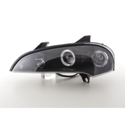 Faros Angel Eyes Opel Tigra 95-03 Negro