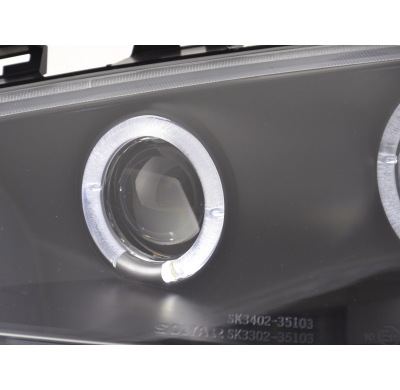 Faros Renault Megane 2 3/5-Door. 03-06 Negro