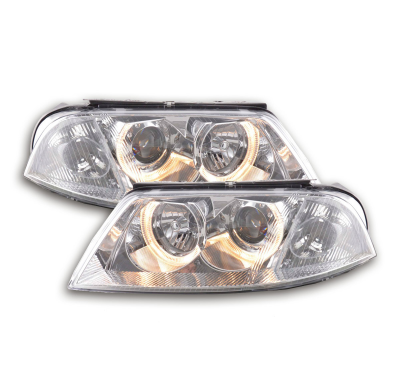 Faros Angel Eyes Vw Passat 3bg 00-05 Cromado