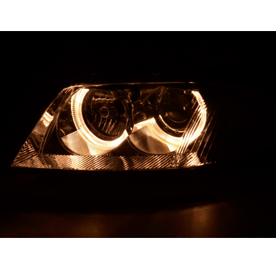 Faros Angel Eyes Vw Passat 3bg 00-05 Cromado