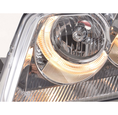 Faros Angel Eyes Vw Passat 3bg 00-05 Cromado