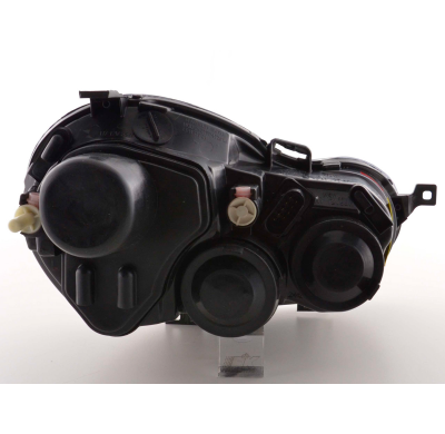 Faros Angel Eyes Vw Polo 9n 01-05 Negro